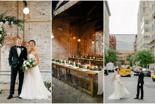 Modern Industrial Elegance: NYC Beer Hall Wedding