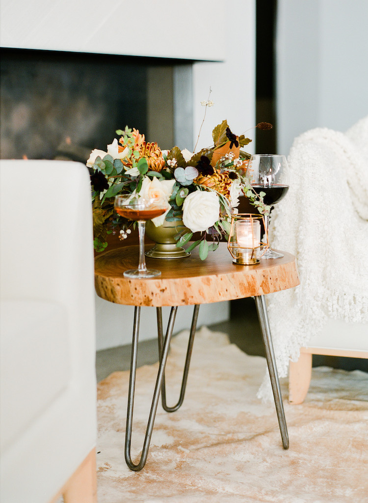 Cozy + Intimate Winter Dinner Party Wedding Ideas