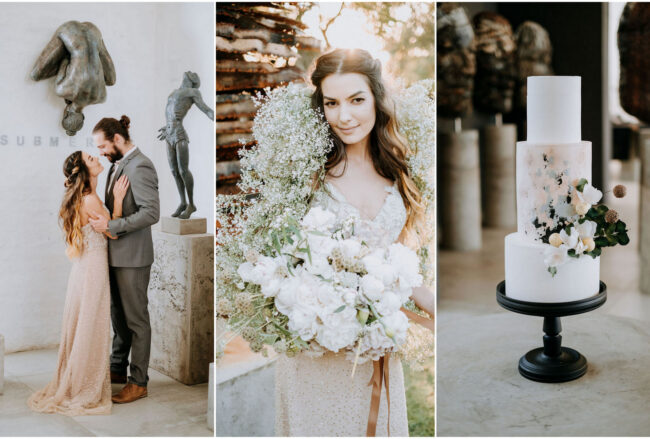 Bold + Romantic: South African Art Gallery Elopement