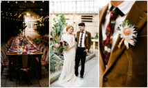 Moody 1920s Conservatory Wedding