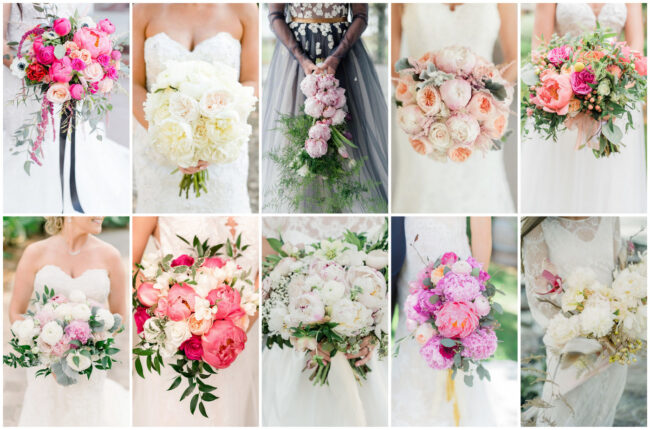 Peony Wedding Bouquets