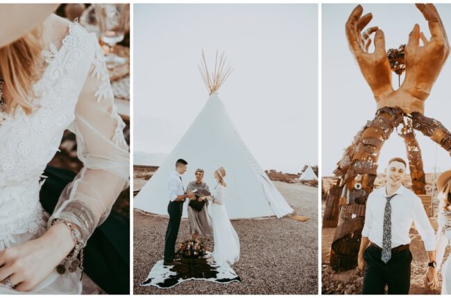 Boho Festival Elopement Nipton Burning Man