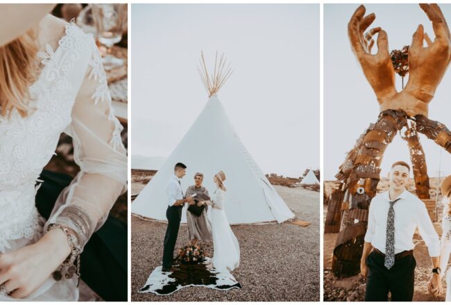 Boho Festival Elopement Nipton Burning Man