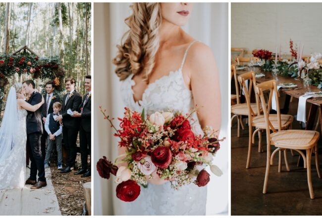 Fall-inspired Forest Wedding at Silver Sixpence