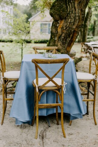 Slate and Light Blue Dog Lovers Wedding