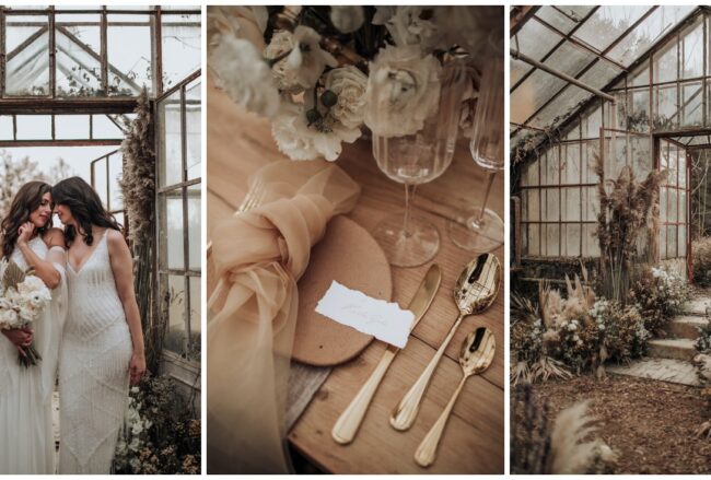 Forgotten Glasshouse Fairytale: An Eclectic, Moody Wedding