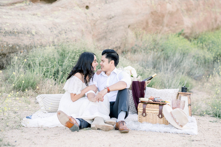 Micro wedding intimate desert elopement 1