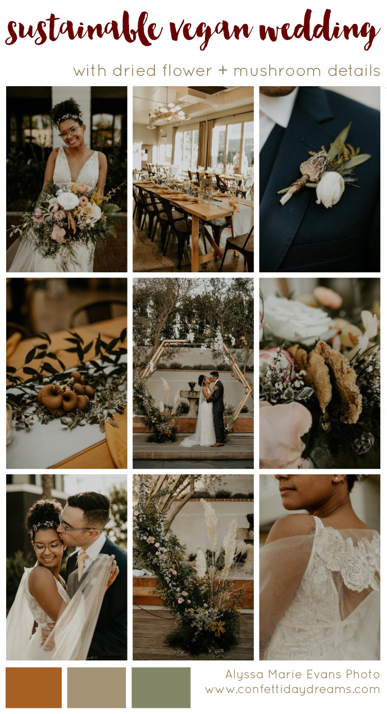 Sustainable Vegan Bohemian Wedding