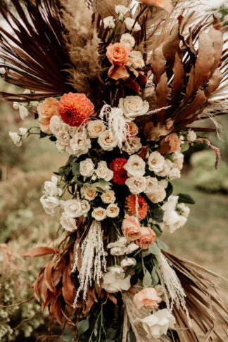 Backyard Boho Micro wedding Elopement