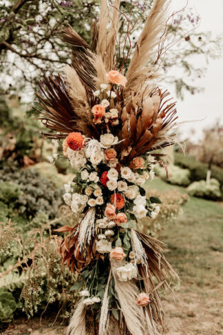 Backyard Boho Micro wedding Elopement