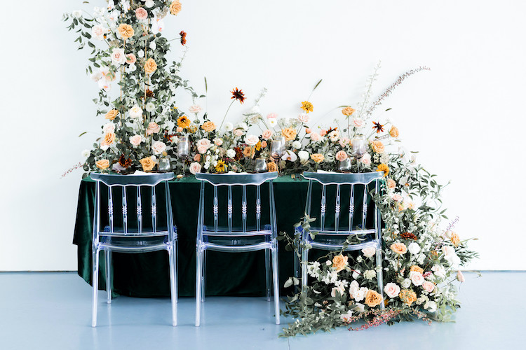 Whimsical Modern Art Gallery Wedding