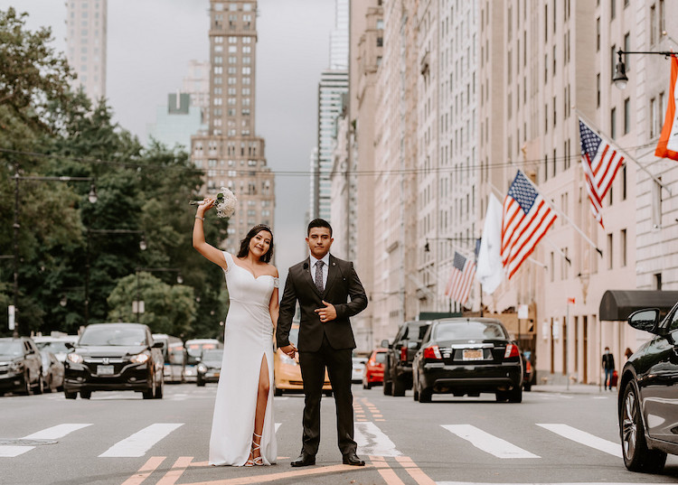 Romantic Central Park Micro Wedding 