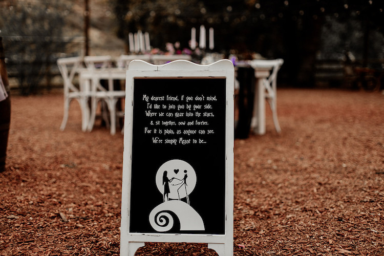 Nightmare Before Christmas Wedding Theme