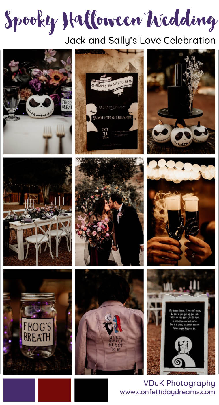 Nightmare Before Christmas Wedding Theme