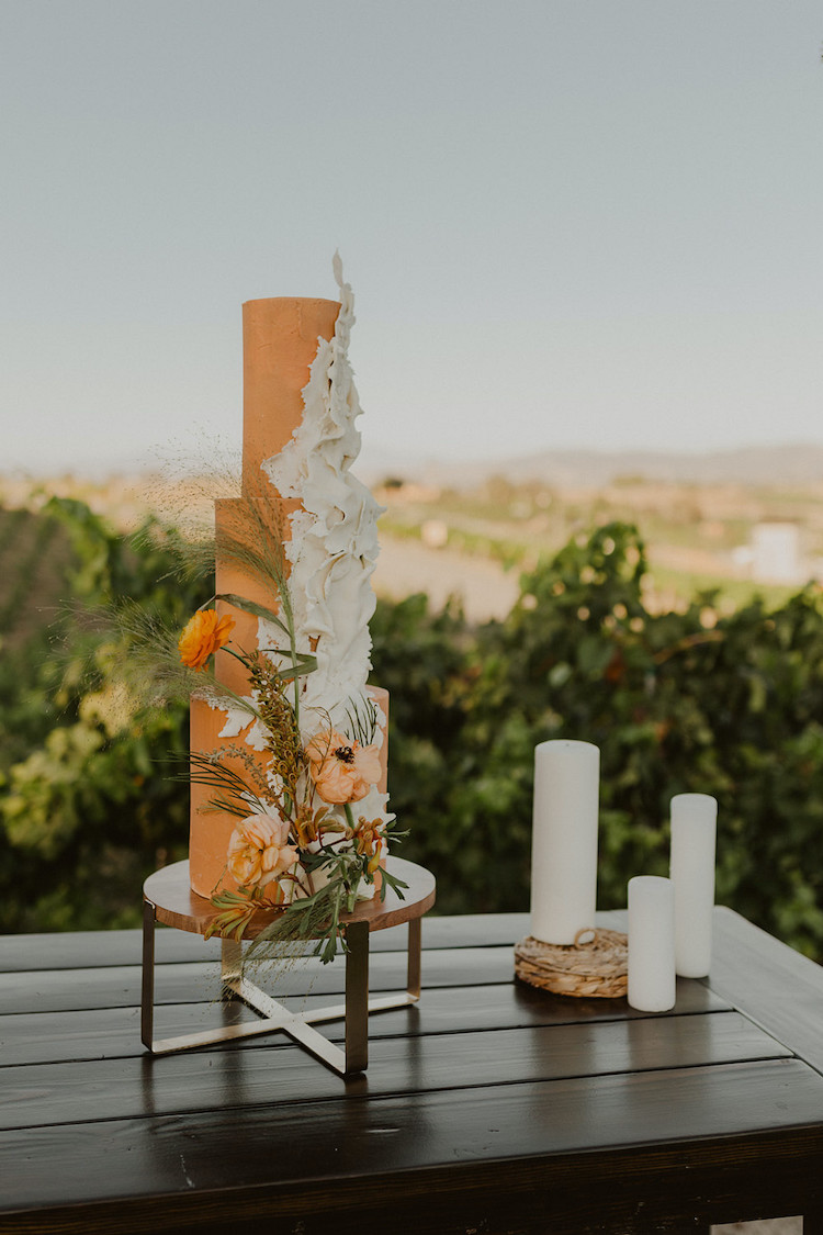 Rust Terracotta Burnt Orange Wedding at Callaway Winery