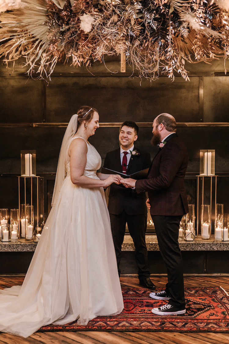 Modern Industrial Baltimore Winter Wedding