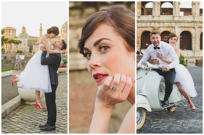 Audrey Hepburn’s ‘Roman Holiday’ Italian Elopement {Rochelle Cheever Photography}