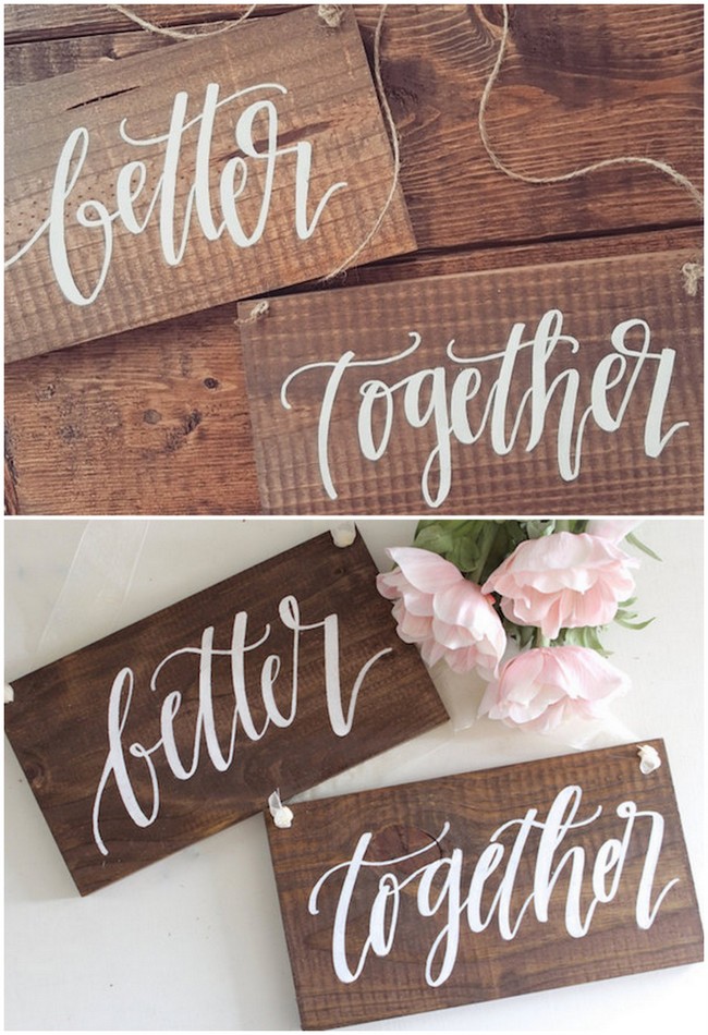 Mr and Mrs Signs for art deco wedding: See 20 more cute and creative ideas here: https://confettidaydreams.com/mr-and-mrs-signs/