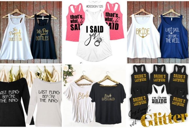 30+ Cutest Bridesmaid Shirts and Bridal Party T-Shirts Around!