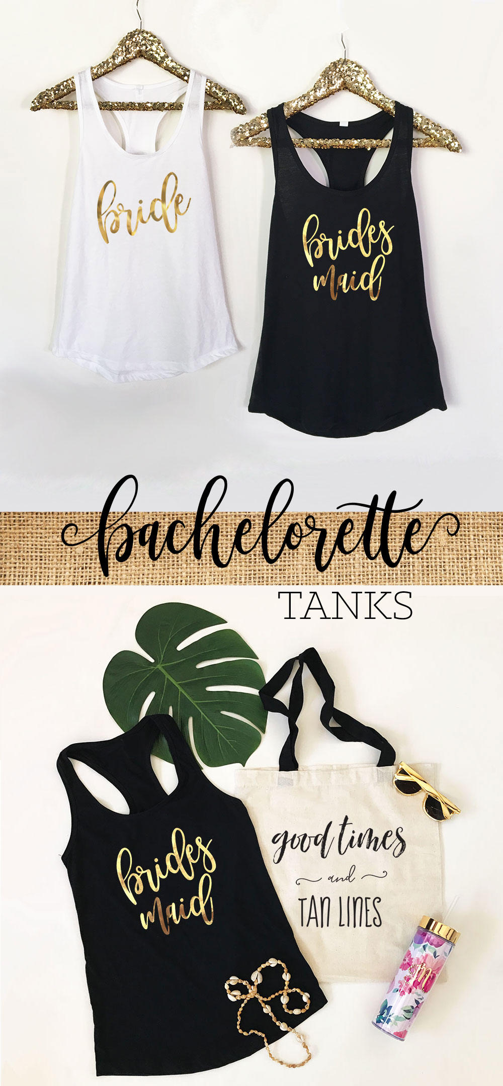 Bridesmaid Bachelorette Tanks