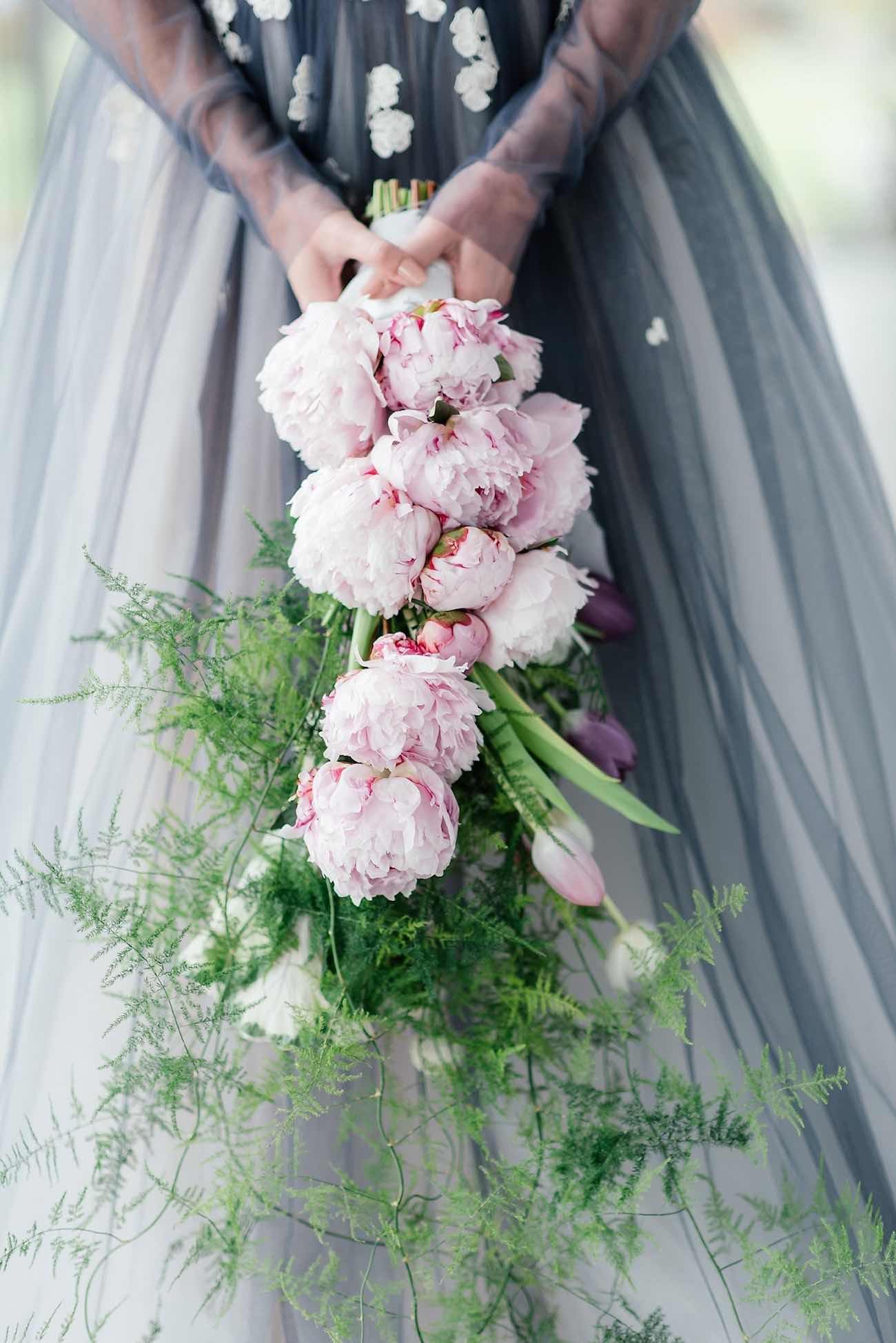 25 Cascade And Long Bridal Bouquets
