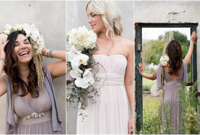 Gorgeously Chic Bohemian Bridesmaid Dresses and style ideas by Jacoba Clothing {Samantha Clifton Photography}