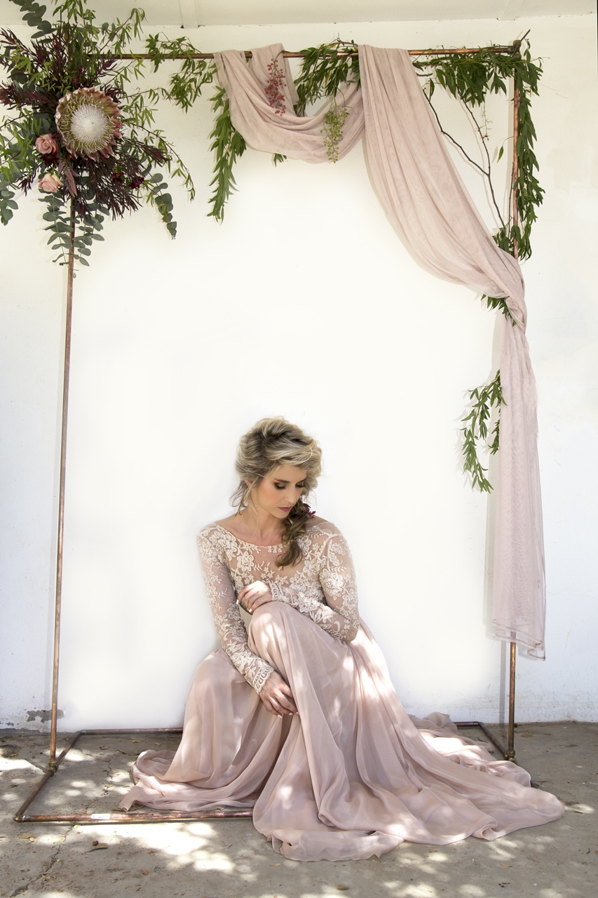 Copper Burgundy and Blush Wedding