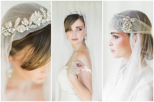 Edera Couture’s Elegant Lace Bridal Jewelry & Accessories {Ashley Largesse Photography}