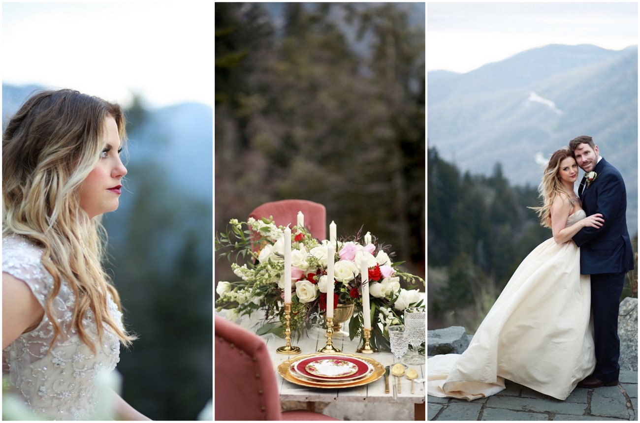 Elegant Smoky Mountain Wedding Anniversary {Jessica Lee Photographic Art}