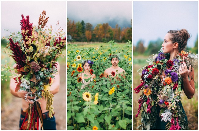 Fall Harvest Bohemian Engagement - Artemis Photography