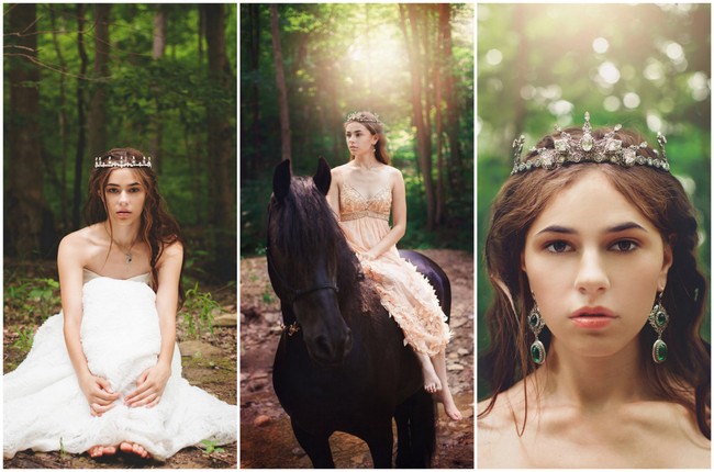 Forest Bride Accessories Handmade by Rabbitwood and Reason {La Candella Weddings}