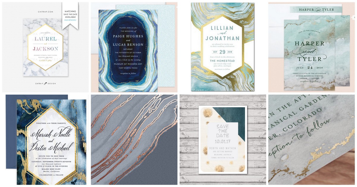 Elegant Wedding Invitations With Crystals