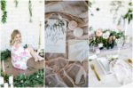 Gold mauve and blush pink wedding