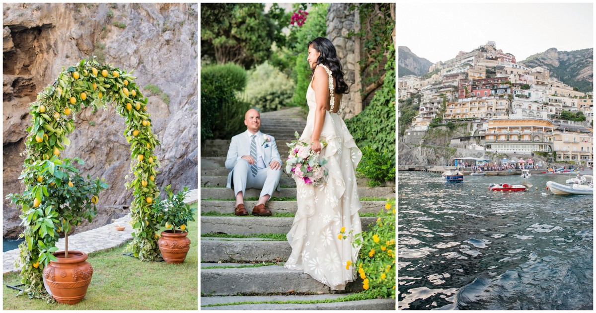 Positano Destination Beach Wedding, Italy {Rochelle Cheever Photography}