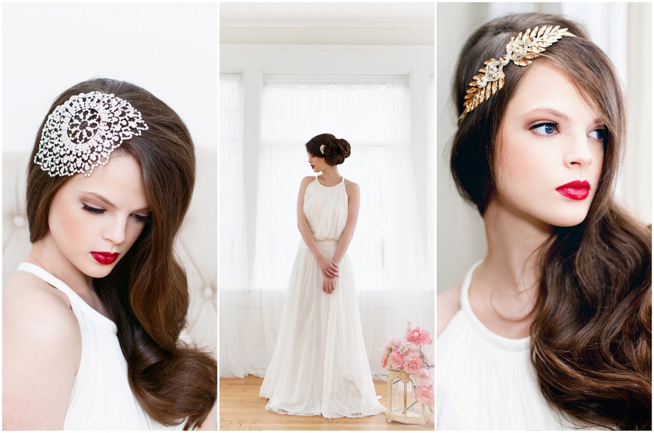 Beautiful Bridal Hair Accessories from Sparrow Station {La Candella Photography}