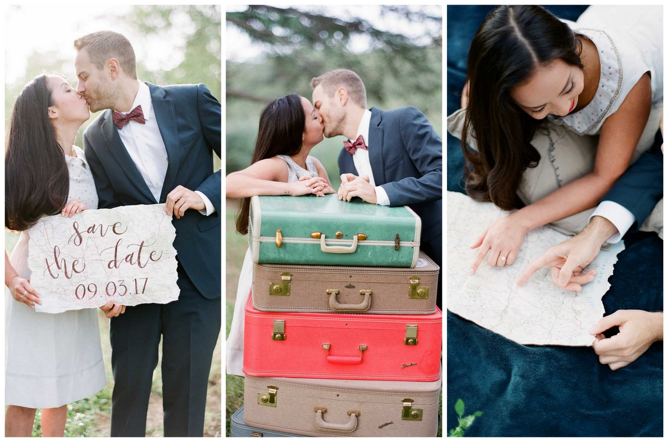 The Cutest Travel Themed Engagement Ideas {Bowtie and Bloom Photography}