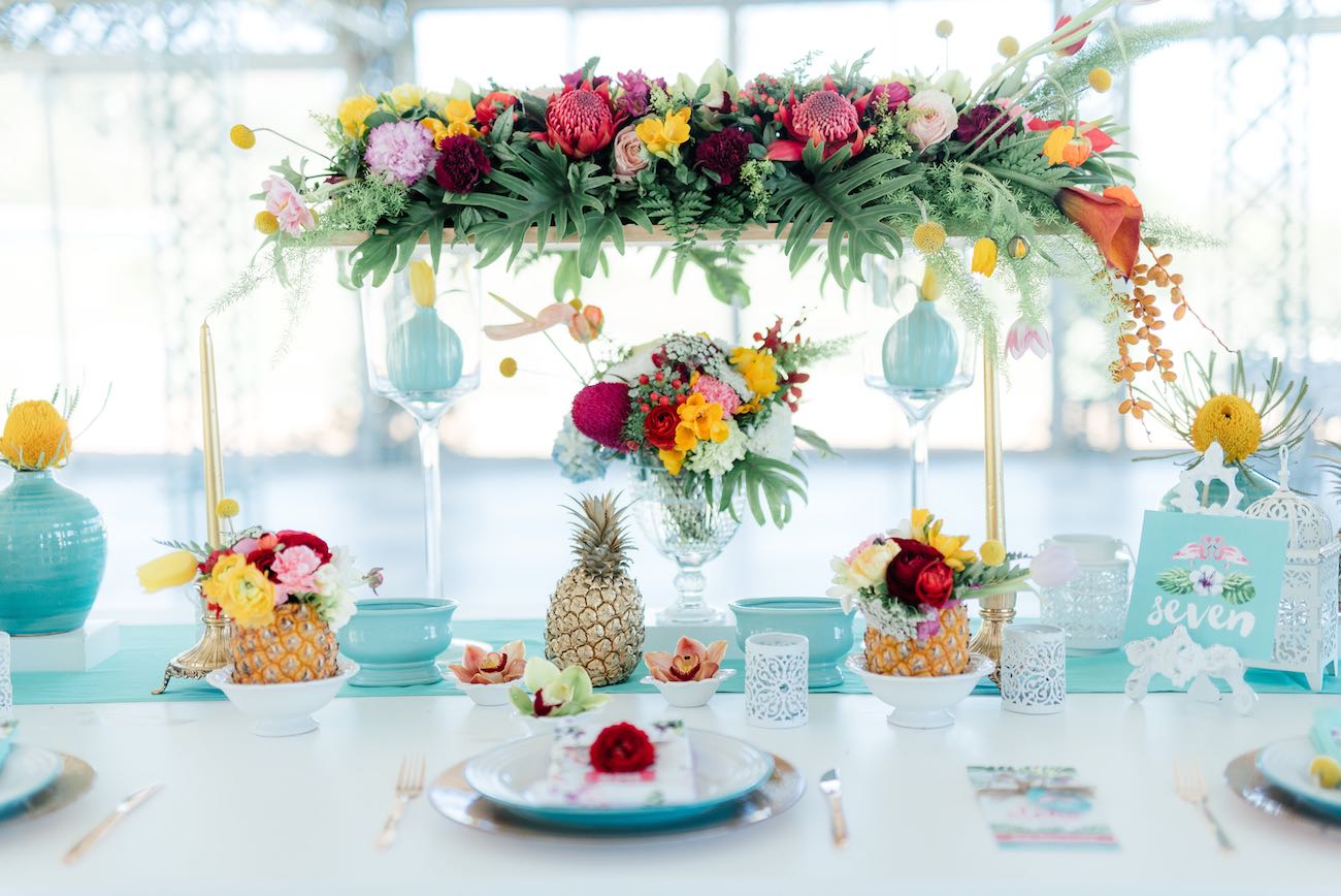 Gorgeously Whimsical Tropical Wedding Ideas {Debbie Lourens Photography}